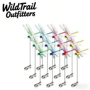 Portable Dragonfly Mosquito Repellent Clips - Kid-Friendly Bug Proof Outdoor Accessories for Hiking Camping Play usb-c fast charge beach hat split design wihat neckband fishing new s925 pure silver sensory fidget Shockproof Android Tablsafety bag baseball