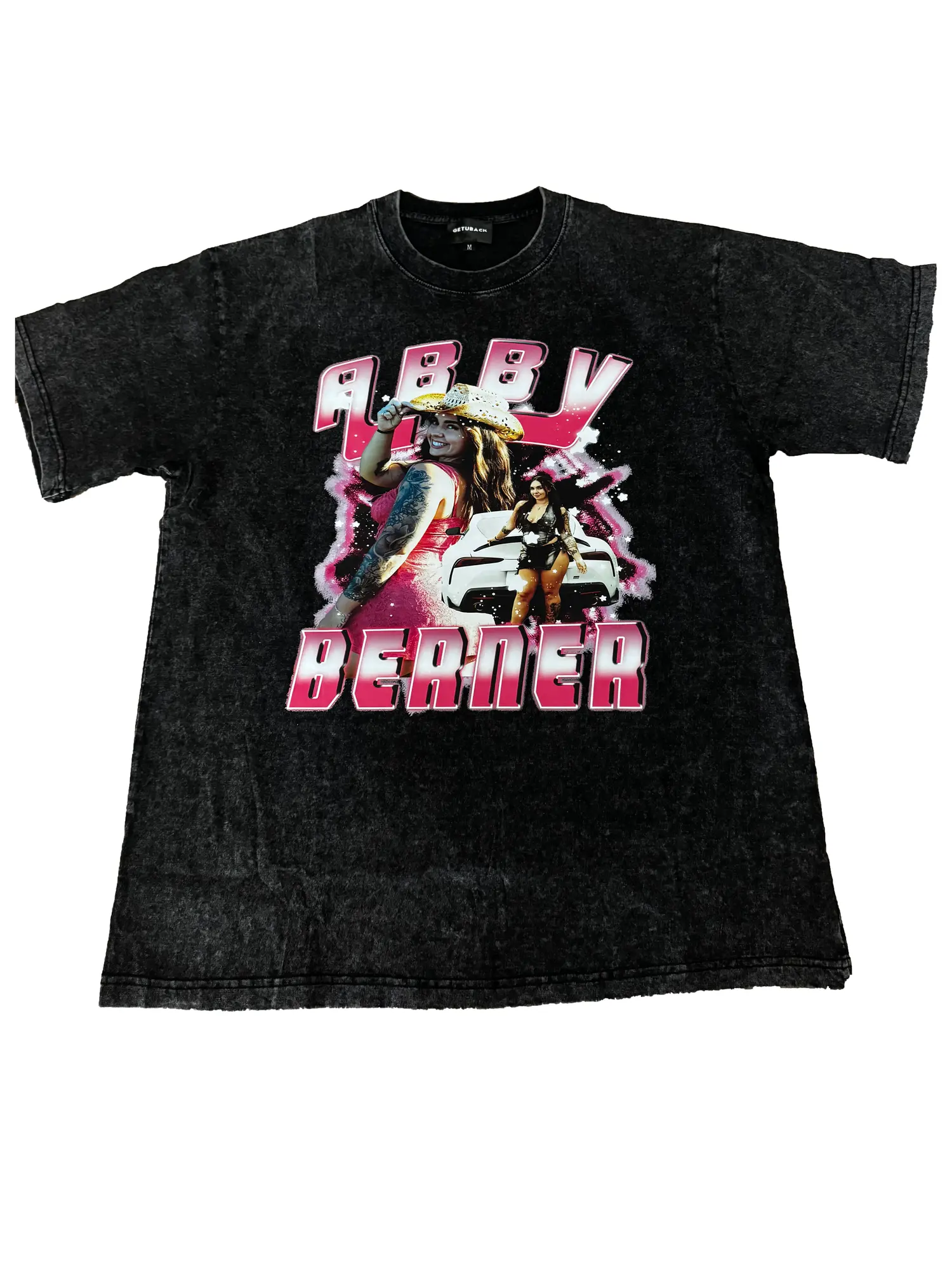 Vintage Style Abby Berner Supra Design Shirt - Classic Crew Neck Style - Casual 100% Cotton