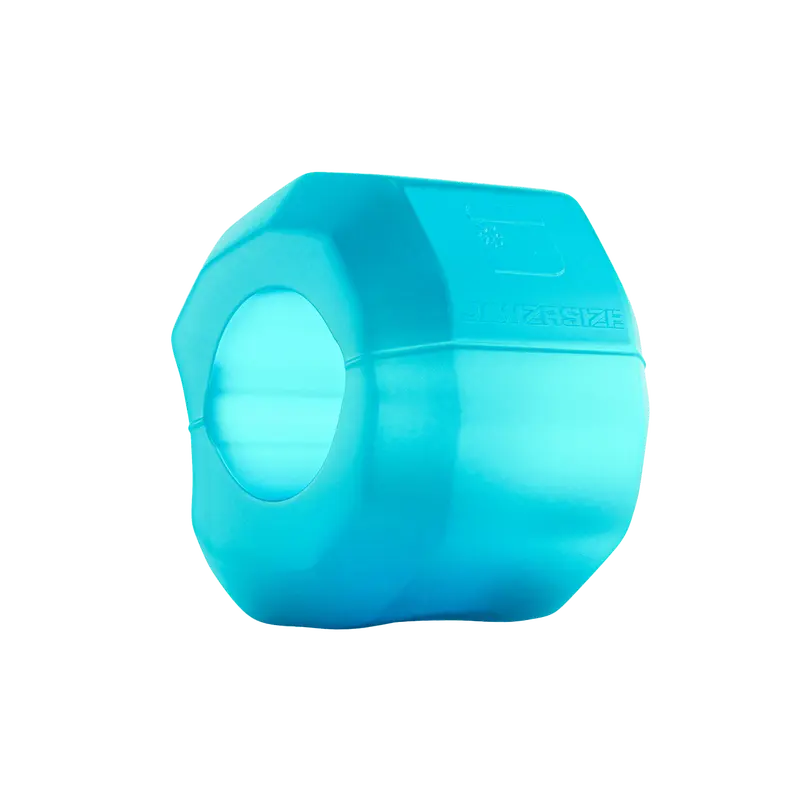 Jawzrsize Pop 'N Go Jaw, Face, and Neck Exerciser - Define Your Jawline Facial Exerciser (Beginner Blue)
