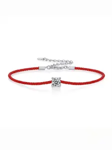 New Style 0.5 Carat Moissanite Bracelet, Fashionable Vintage Couple Design, S925 Silver Color, Perfect Gift for Daily Use, Mother's Day, Thanksgiving