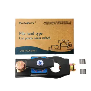 Universal 24V12V Circuit Breaker, ABS Resin, Anti-Leakage Design, for Battery Disconnect, Hardwired, 36V Max Voltage, Battery Accessories