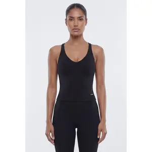 CloudForm™ Racer Back Sports Top - Black