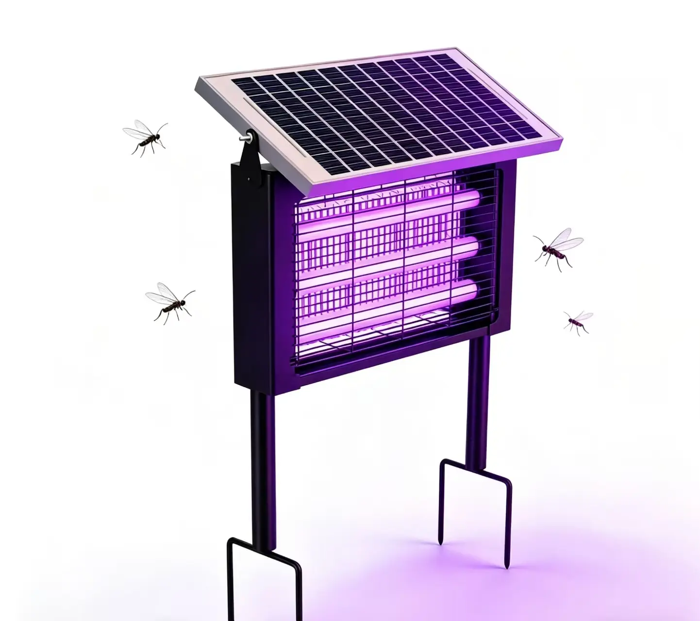 Solar-Powered Mosquito Killer, UV Insect Repellent, Waterproof Outdoor Mosquito Zapper for Garden, Household Appliance Outdoor Gadget, Mosquitokiller, Outdoor Gadgets