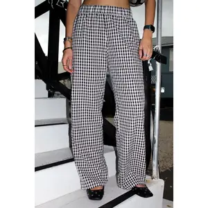 Gingham Relaxed Pants