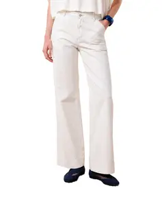 Melusine Stripe Denim-Creme