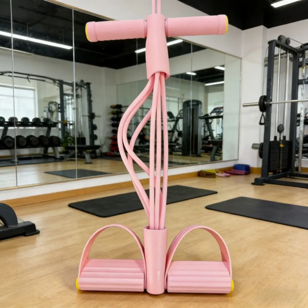 Bande De Résistance 6 Tubes Avec Pédale Et Poignées Antidérapantes – Musculation Complète, Yoga, étirement