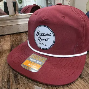 Snapback Unisex Swanky Baseball Cap - Buzzard Roost Hat Co, DTF Print, Custom Logo, Tailored Fit Baseball Caps
