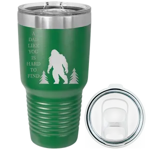 Personalized Bigfoot 30 oz Tumbler - Green