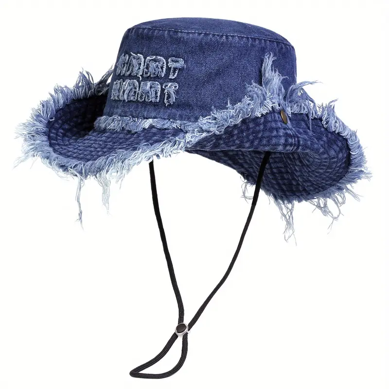 ganni denim bucket hat - TikTok Shop