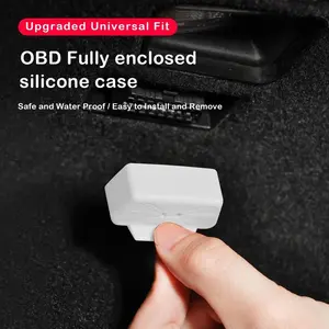 Tesla OBD Port Silicone Protector Cover – Waterproof & Dustproof Lid for Model 3 / Model Y / Model X / Model S, Universal Fit Automotive Interior Socket Cover Accessories