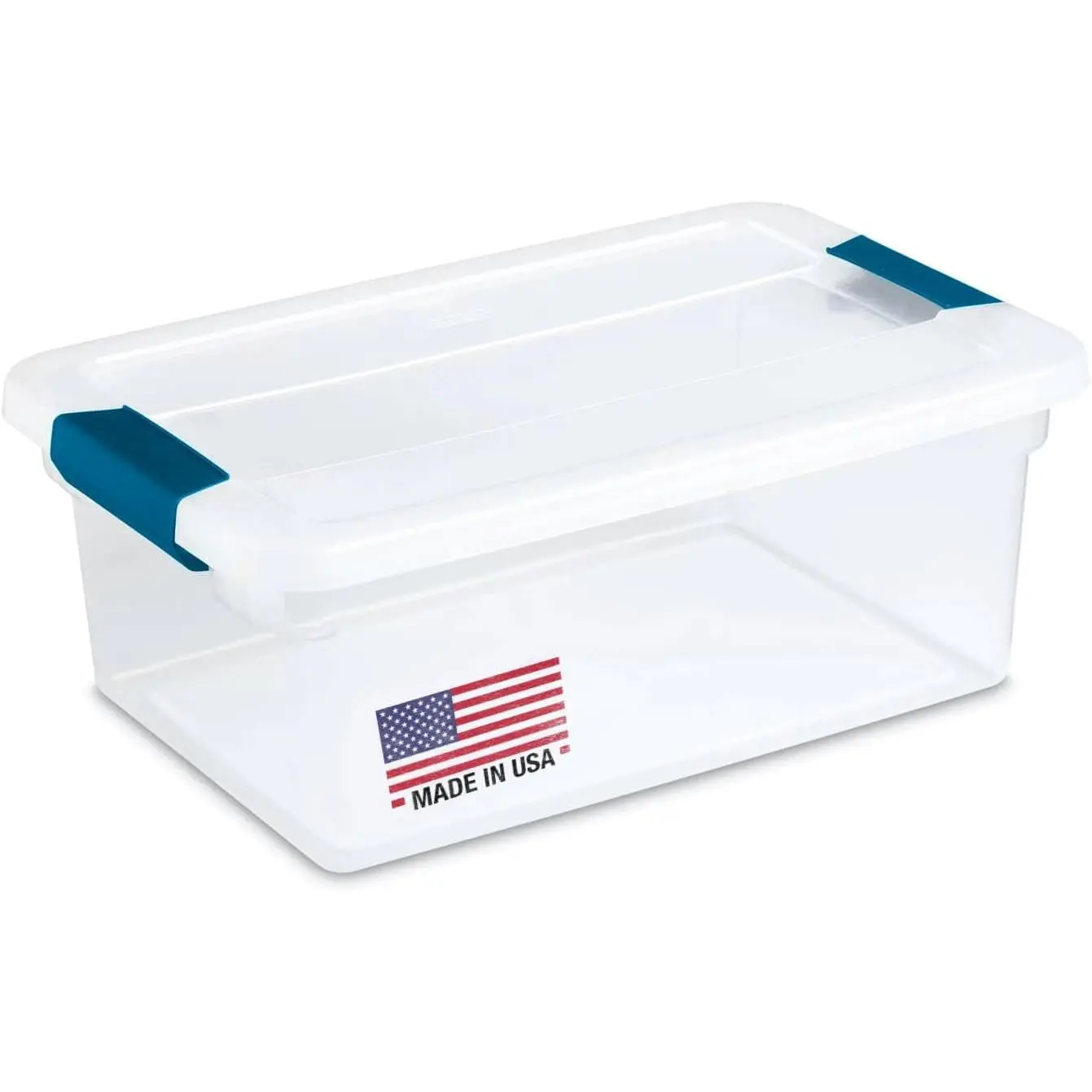 Clear Plastic Storage Bins with Lids Stackable Storage Bins (15 Quart) Boxes Organiser