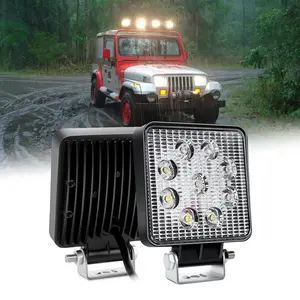 Nilight 2PCS 27W Spot Led Off Road Lights Super Bright Driving Fog Light Boat Lights Driving Lights Led Work Lights for Truck ATV SUV Boat auto headlights headlights carheadlight auto lights luces para led para carro Vehicle