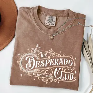 The Desperado Club Comfort Colors T-Shirt, New Achievement Carl Graphic Tee, Fantasy Book Fan Gift, Dungeon Adventure Inspired Shirt, Comfort Colors Graphic Tee