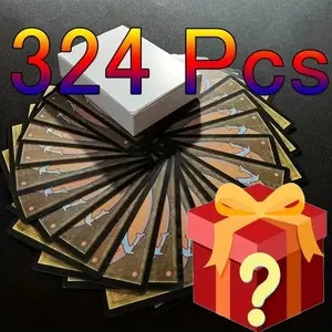 Random 324 Game Collection Cards, Lucky Draw, Best Selling, Perfect Gift, Collectible Gaming Cards, Unique Designs