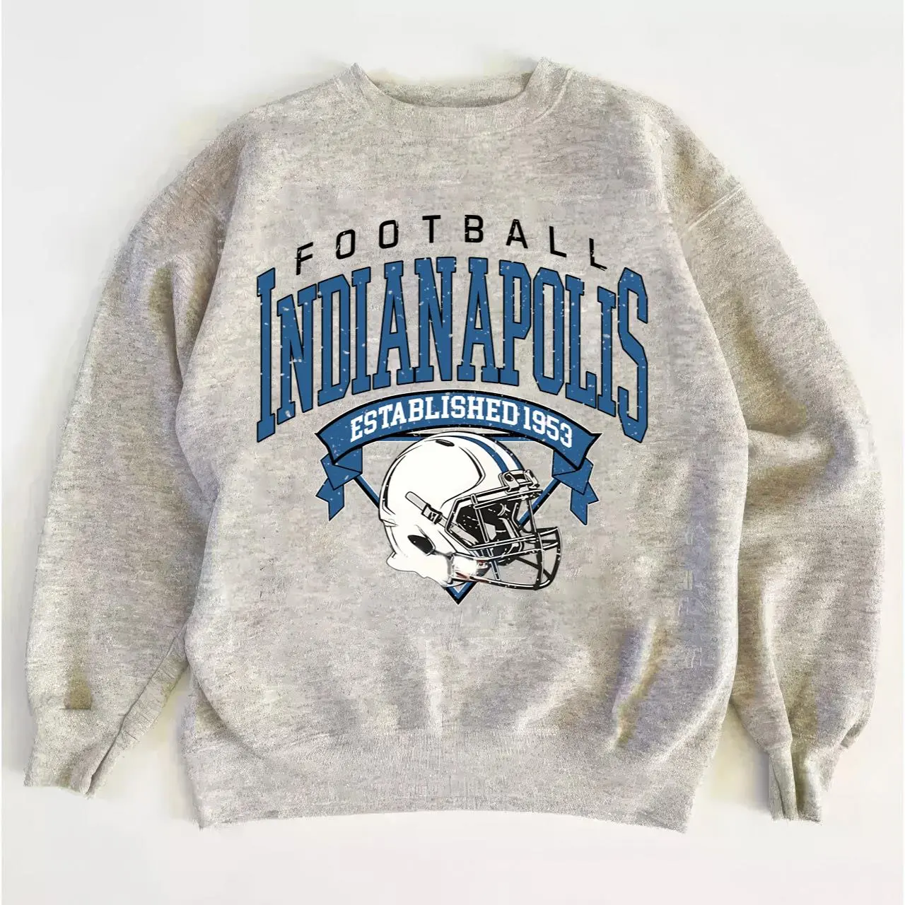 Indianapolis Vintage Football Crewneck Sweatshirt, Retro Game Day Fan Apparel