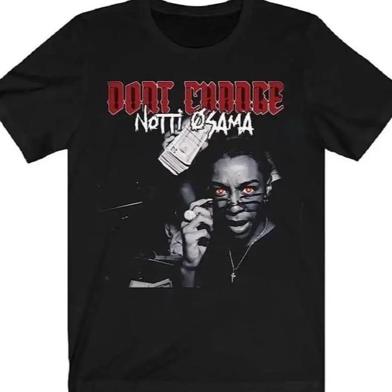 Notti osama t.Boxing.gi.Notti osama t.DD osama.DD osama.DD osama Graphic.y2k.Street Fashion Popular.DD osama Rapper Cotton