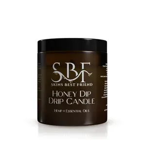 Honey Dip Drip Candle, Aromatherapy Massage Oil Candle, 3 - 6 ounce
