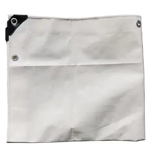 Waterproof Heavy Duty Poly Tent Outdoor Shade Tarp 12 Mil Canopy Cover in Brown or Dark Green or White colors