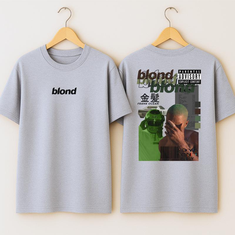 Green Blond Custom Graphic T-shirt, Music-Inspired Streetwear, Top for Men and Women, Trendy Gift Apparel outfits, 100% Cotton Gildan