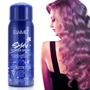 Body Glitter Spray, Glitter Spray for Hair and Body,Clothes, Quick-Drying and Long-Lasting Makeup Cosmetic Black Springtok Glam