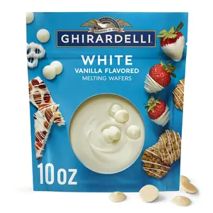 White Vanilla Flavored Melting Wafers, 10 OZ Bag White Vanilla Flavored Melting Wafers, 10 OZ Bag