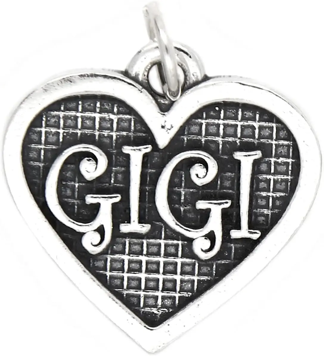 Sterling Silver Heart Grandmother Charm