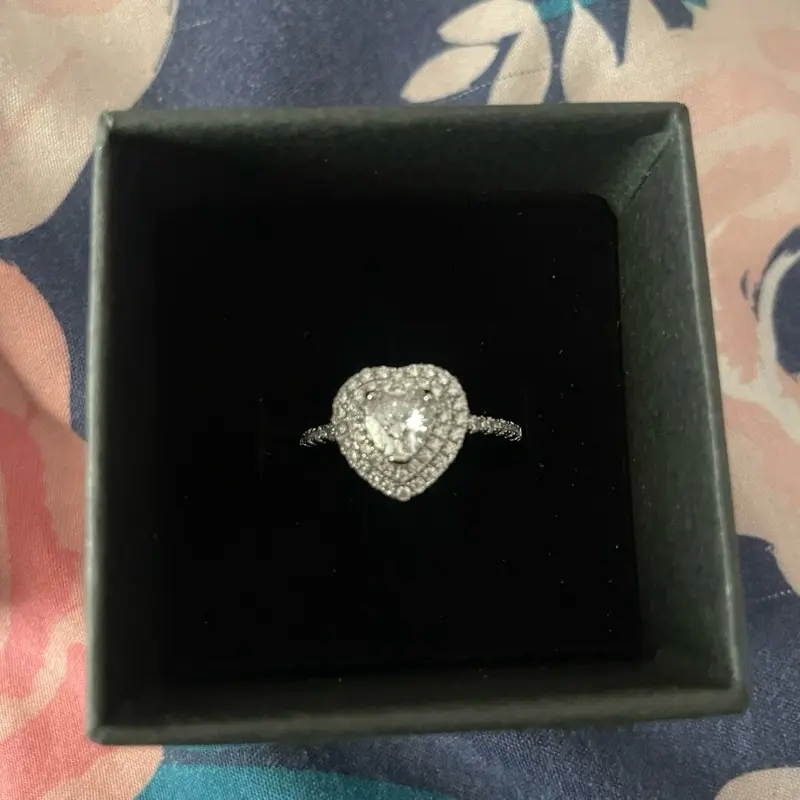 Sterling silver 925 heart shape