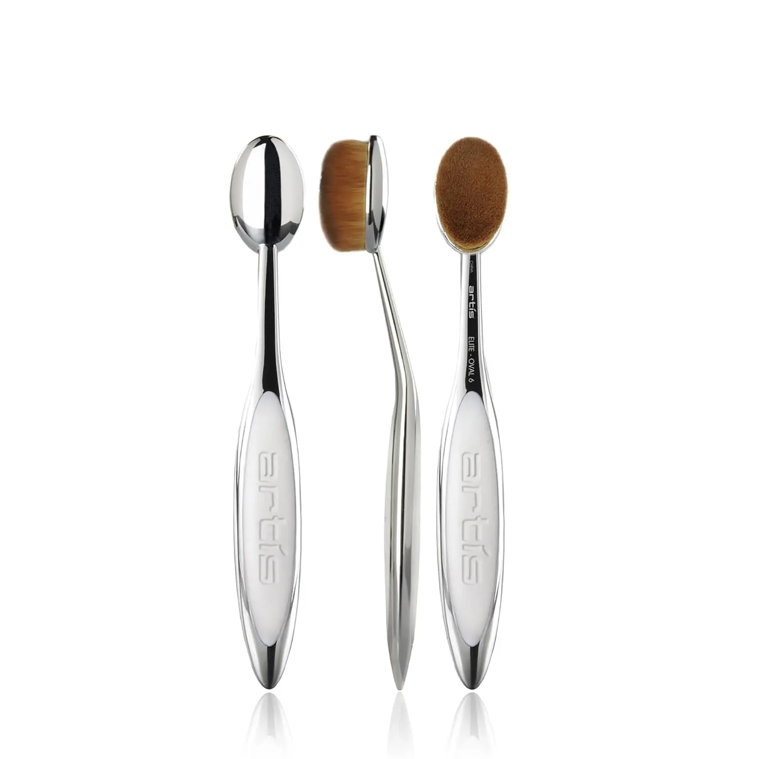 Artis Elite Oval 6 Brush | Oval Makeup Brush | Luxury Synthetic Foundation Brush | Ideal For Foundation, SPF, Skincare | Use With Liquids, Powders, and Creams | Creates Airbrush Finish