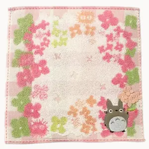 10"x10" Pretty well made delicate cotton Embroidered small towel wash cloth