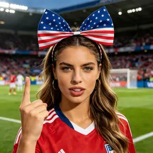 Football Fan Flag Headband Sports Game Party Hairband