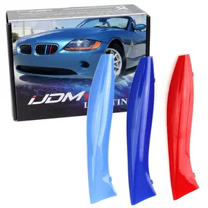 iJDMTOY Exact FitM-Color Grille Insert Decoration Trims For 2002-2008 BMW E85 E86 Z4 w/ 9 Beam Kidney Grill