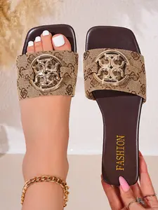 Women's Summer Open-Toe Slippers, Comfortable Fashion, Perfect for Daily Wear, Ideal for Spring and Summer