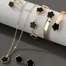 Mother's Day Gift Flower Design Jewelry Set, Fashionable Jewelry Set for Women, Elegant Jewelry Set, Matching Jewelry Set, Jewellery Gift Set, Including Earrings, Necklace, Bracelet &