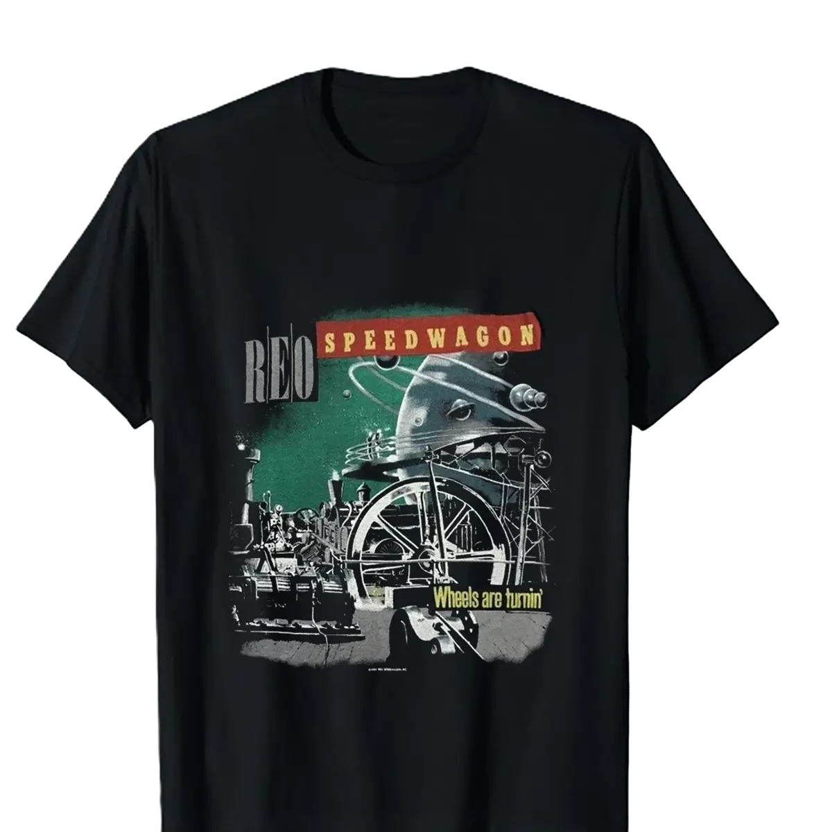 Vintage 1984 REO Speedwagon Band Tour Men's T-shirt, Gift For Fan, Casual Cotton Fabric Sweatshirt Menswear Top