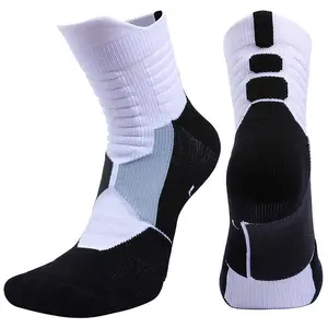 Premium Basketball Socks 3-Pack - High Ankle Padded Sport Socks