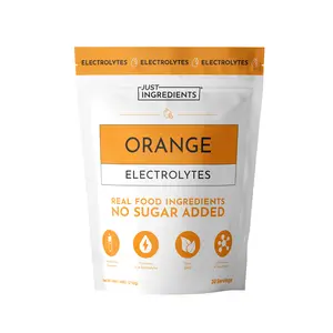 Just Ingredients - Orange Electrolytes 30 servings - Real Food Ingredient Hydration Drink