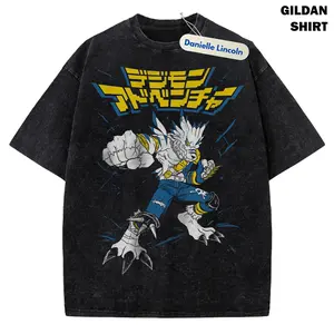 WereG4rurumon Anime Merch Shirt, Digimon Anime Graphic Tee Gift For Fan Manga, Gift For Men, Gift For Women, Crew Neck T-shirt, Trending T-shirt