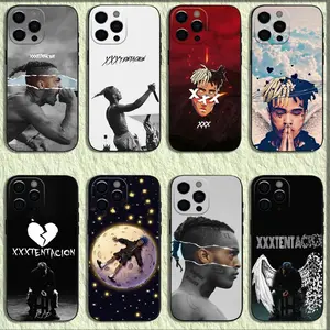 Rapper X-XXXTentacionS Phone Case For iPhone 17 16 15 14 13 12 11 Pro Max Mini X XS SE 7 8 Plus 16E Shockproof Non-Slip Soft Cover