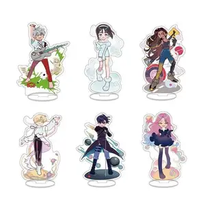 15 cm Alien Stage Anime Style K-Pop Band Acrylic Standee 6 Members Desk Decor Collectible
