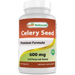 Celery Seed 600 mg 180 Tablets Supplement Dietary Edible Fitness