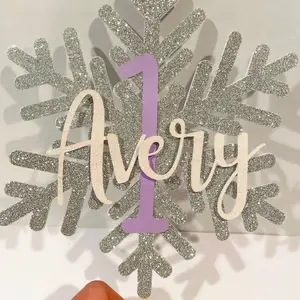 Winter ONEderland Cake Topper
