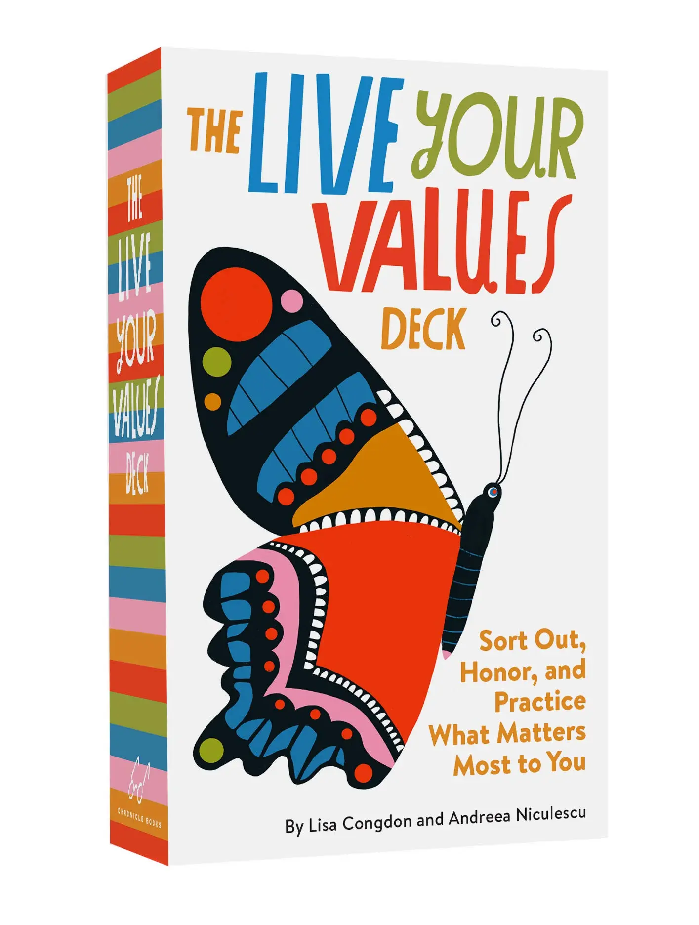 The Live Your Values Deck: Sort Out, Honor, and Practice What Matters  to You -- Lisa Congdon - Other
