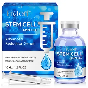 Tivlon Stem Cell Essence Serum, Niacinamide Collagen Hydrating Moisturizer, Firm Anti Aging, Tightening Skin Care for Dry Dark Complexion, Single Pack