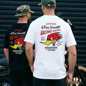Clay Smith Racing Horsepower Attitude Tee – TikTok Shop Deals.Y2K Clothing meets streetwear.Graphic tees(viral) for men with genuine racing soul.