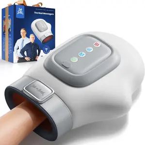[mothersdaygift] BOB AND BRAD HandSpa Prime Hand Massager with Heat and Compression for Arthritis and Carpal Tunnel, cordless, individual fingers, Pain Relief, 5 Intensities, Ideal Gift for Mother's Day & Birthday