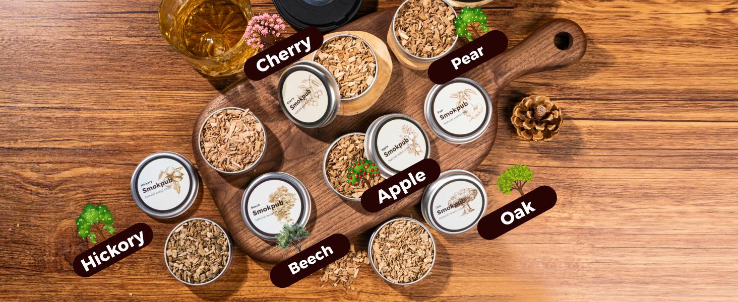 Whimypey Electric Whiskey Smoker Kit Built-in Lighter, No Butane Needed, Rechargeable Cocktail Smoker Kit with 6 Wood Chips,Fashioned Drink Smoker Kit, Bourbon Whiskey Gifts for Men,Dad,Husband,Granddad Father's Day gift