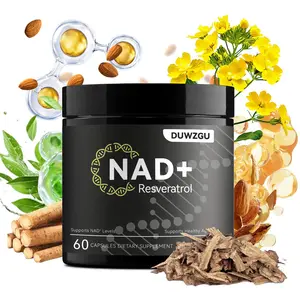 Liposomal NAD+ Supplement Supplement ,Resveratrol & CoQ10 - Advanced Formula, 60 Capsules