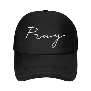 Pray - Christian Faith Church Outfit Baptism Gift Print Baseball Cap