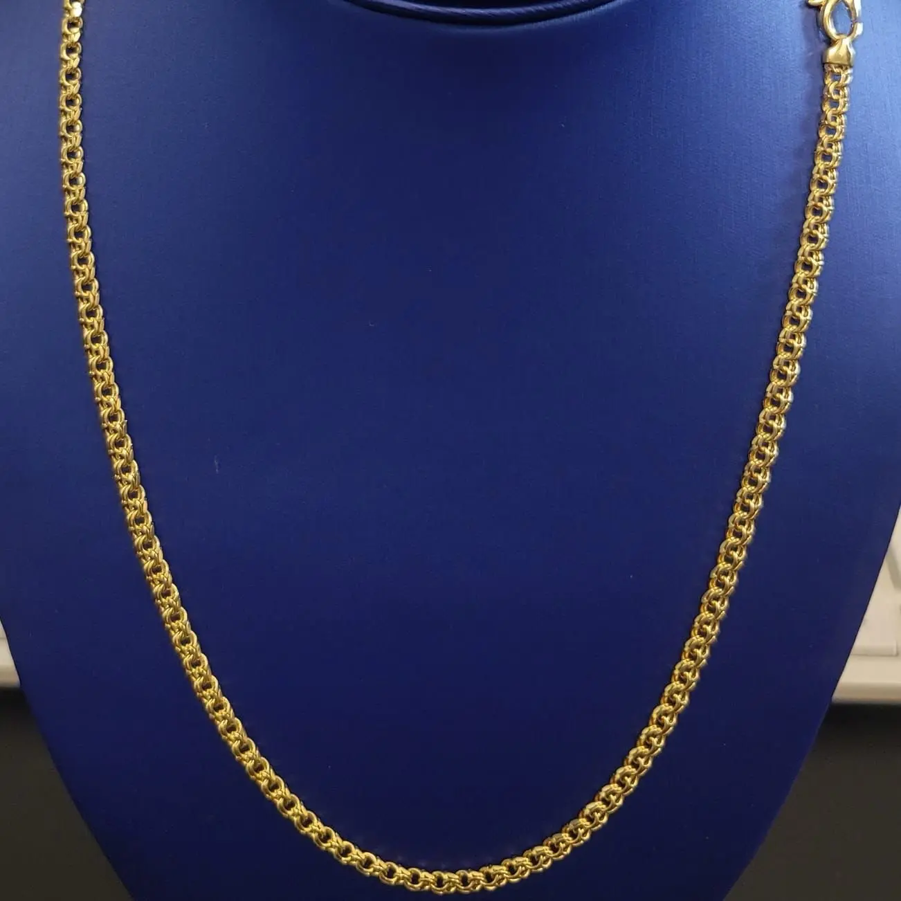 Cadena tejido chino de 20” Oro 14k