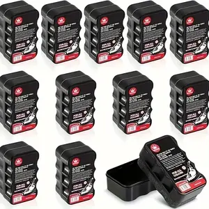 Faux Leather Polisher Sponges Set, 1/3/6pcs Shoe Oil Sponge for Shoes Boots Bags Furniture Care, Instant Faux Leather Polishing Tool